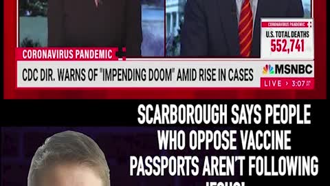 SCARBOROUGH SAYS PEOPLE WHO OPPOSE VACCINE PASSPORTS AREN’T FOLLOWING JESUS