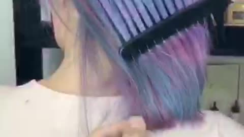 DIY pastel hair