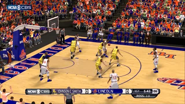 NBA 2k14 HBCU Basketball Mod Johnson C. Smith vs Lincoln