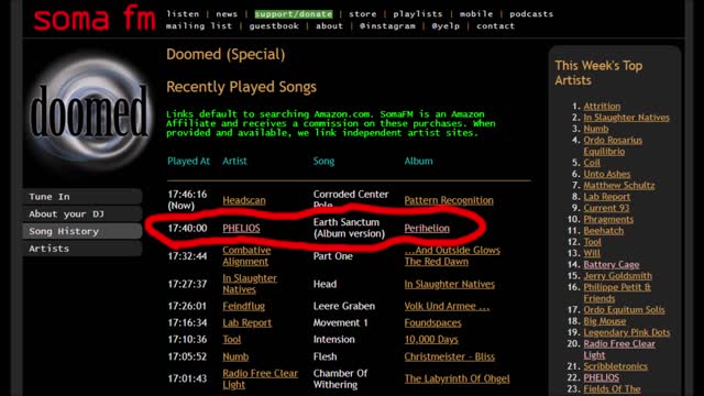 PHELIOS Earth Sanctum (ALBUM VERSION) Perihelion (HEARD THIS ON SOMAFM #DOOMED)