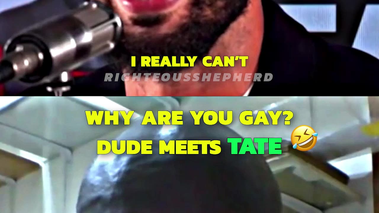 The 'Why Are You Gay?' Dude Meets TATE🤣