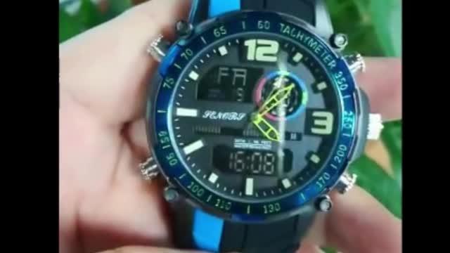2021 New Men Watch Top Brand Luxury Fashion Dual