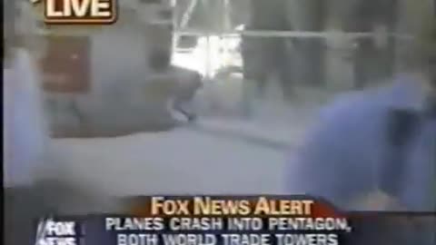 911 wtc collapse original news clip live important