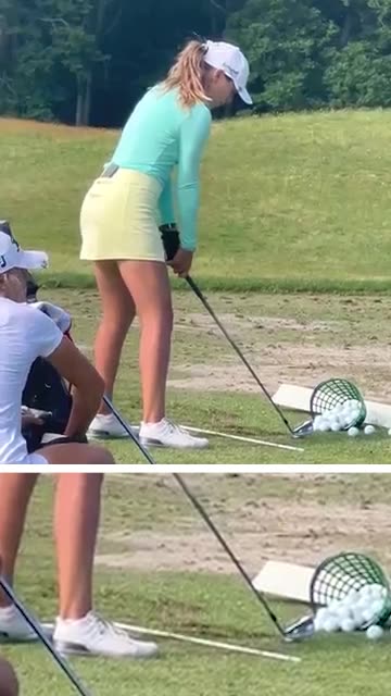 Practicing the iron game #golf #golfer #professional #athlete #green #fairway #hit #swing #shot