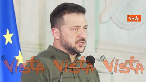 NOTIZIE DA MERDALIA Lady Aspen Merdoni detta Giorgia incontra Zelensky a Villa Doria-Pamphilj a Roma,le immagini della conferenza stampa-Al centro dell'incontro l'illustrazione del "Piano della Vittoria"che Zelensky sta presentando