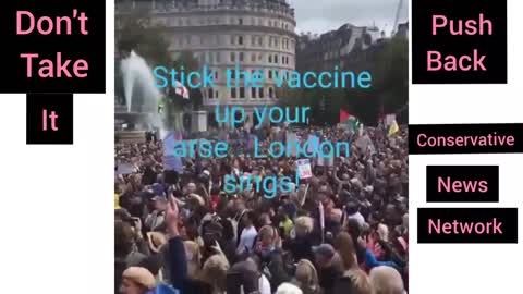 Stick your Vaccines up your Arsenault, UK, Scotland Sings