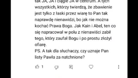 Ap. Paweł vs Jezus (Jahusza)? #DuchowaRozkmina #DrogaDoPrawdy 2021-08-18