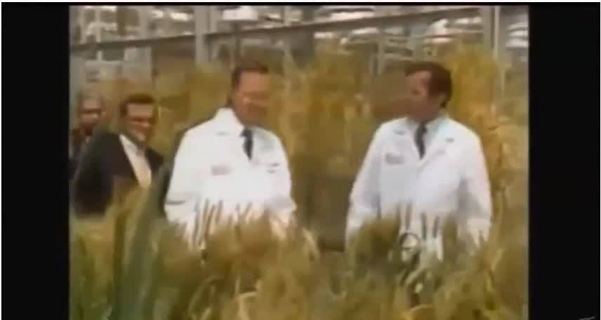 Monsanto GMO tour with George Bush SR