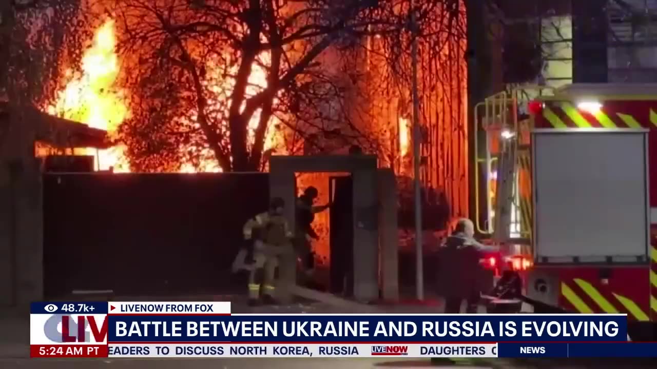 Russia launches 200 missiles drones at Ukraine Live NOW from FOX