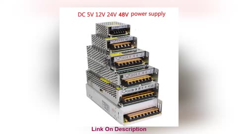 Review VUSUM Lighting Transformer AC110V-220V to DC