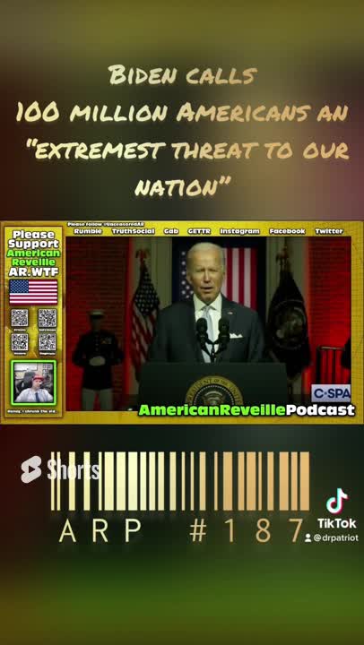 #Biden calls #Trump supporters an extremist #threat to the United States! #commentary #shorts