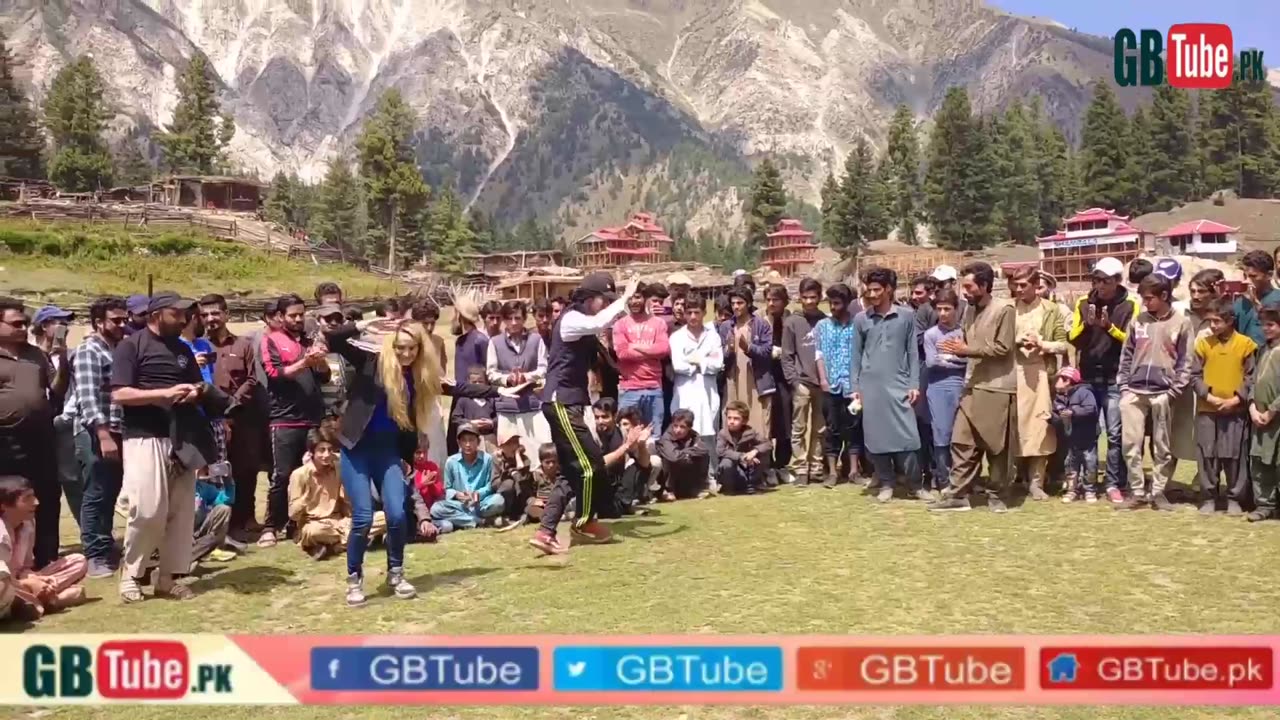 Tourist Local Dance At Fairy Meadows Gilgit Pakistan__GBTube