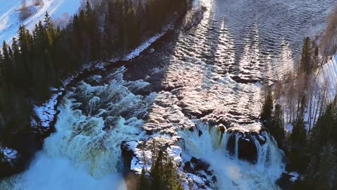 Royalty free Melody - Calm beat with Norway Nature view from Above