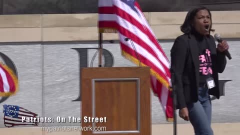 LUCRETIA HUGHES - HOST OF "THE REAL NEWS" - GEORGIA ELECTION RALLY - FEB. 18, 2022