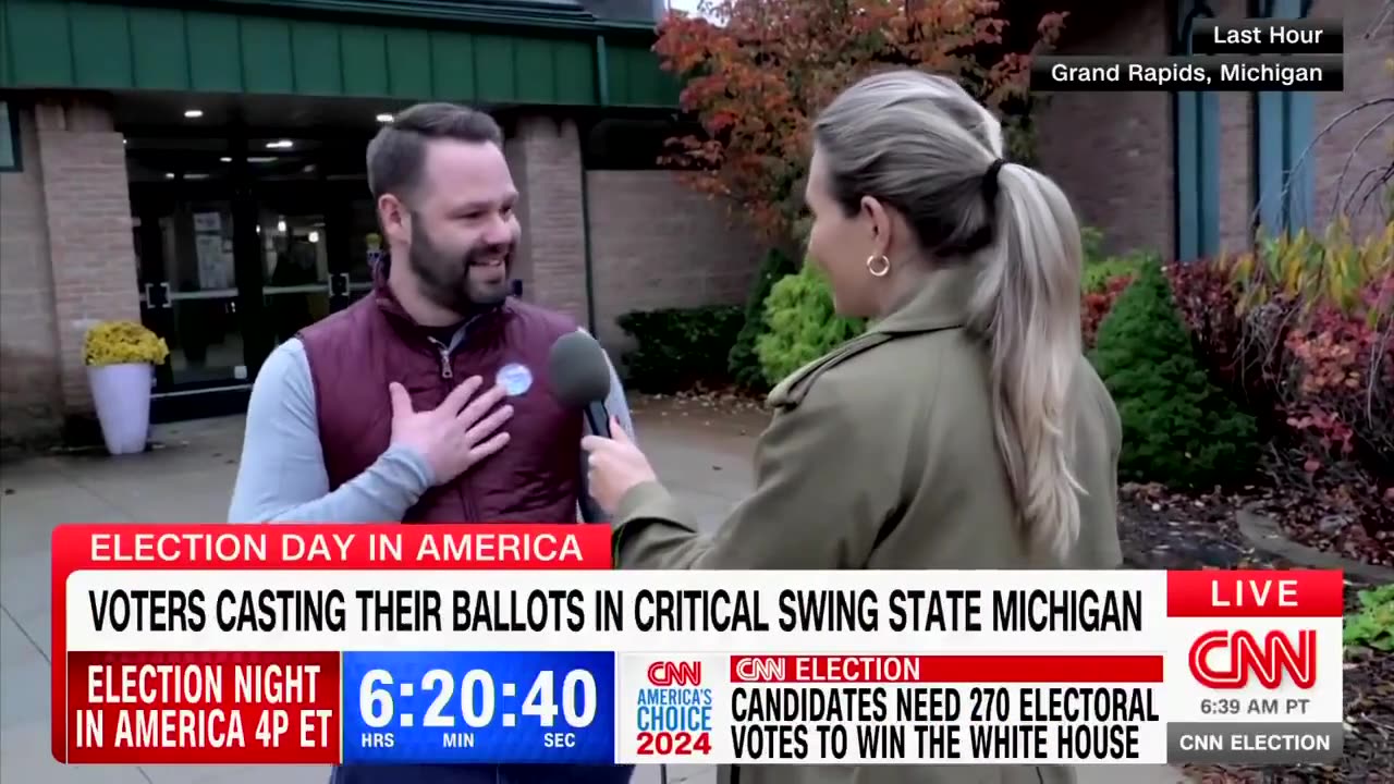 Harris Voter Breaks Down Live On CNN About Voting To Ensure His Daughters Can Abort Their Kids