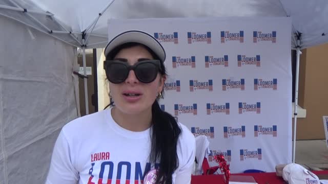 Laura Loomer at the Leesburg Bike Fest