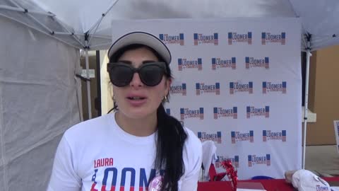 Laura Loomer at the Leesburg Bike Fest