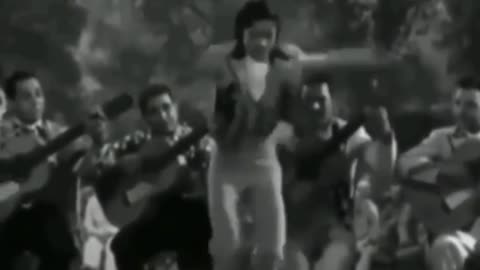 The dance of Carmen Amaya, the greatest flamingo dancer in history.