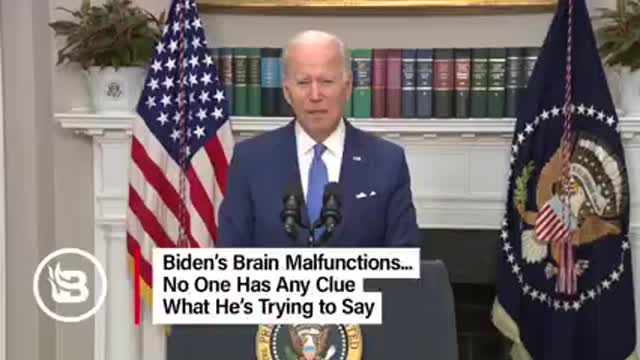BIDEN brain stops working