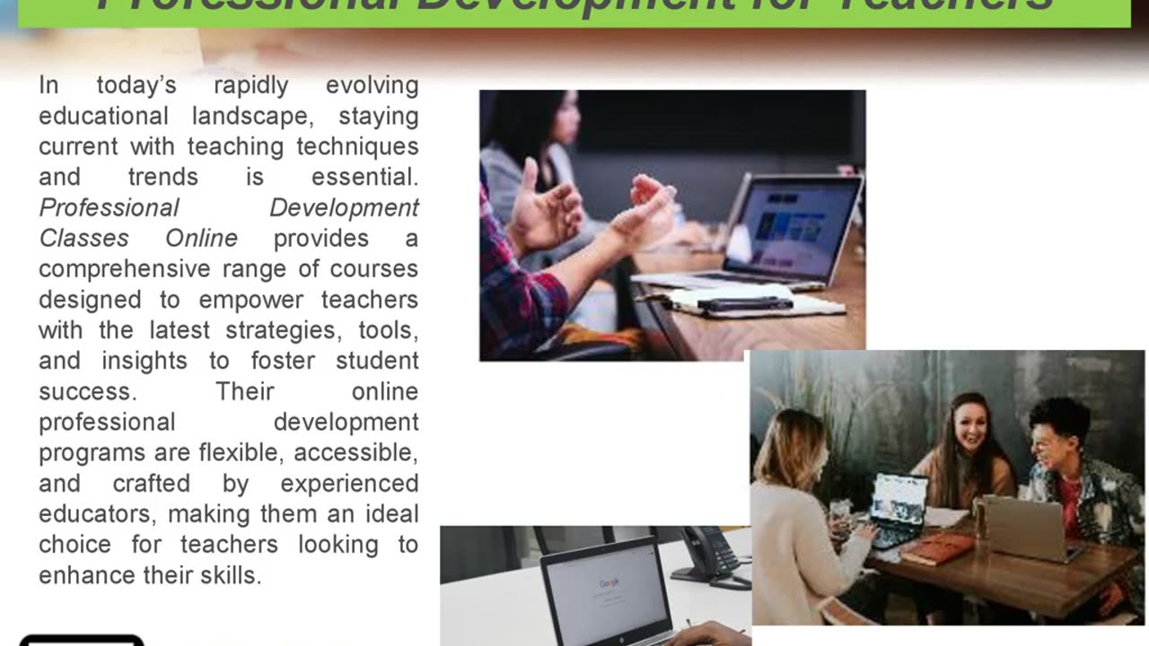 Enhance Your Teaching Skills with Online Professional Development for Teachers