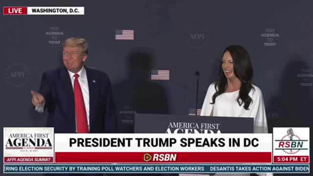 Donald Trump: Air Q at America First Speech Summit- July 26, 2022