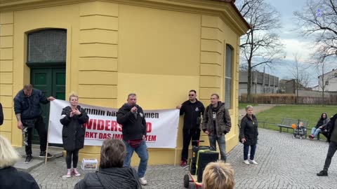 Demmin: Abschluß der Kundgebung 14-04-2022