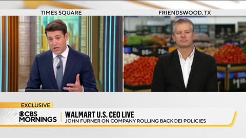 WALMART CEO CONFIRMS ROLLBACK OF DEI PROGRAMS