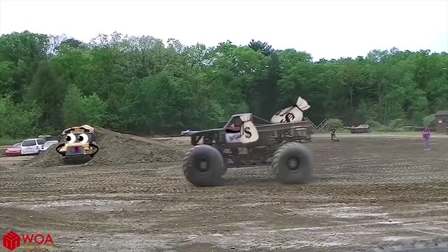 Crazy Monster Truck Freestyle Moments