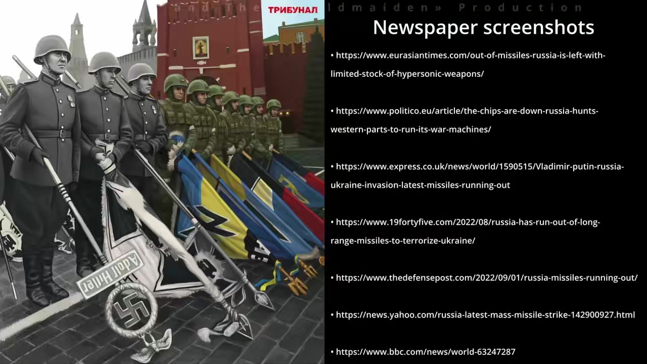 Russia is running out of weapons collage