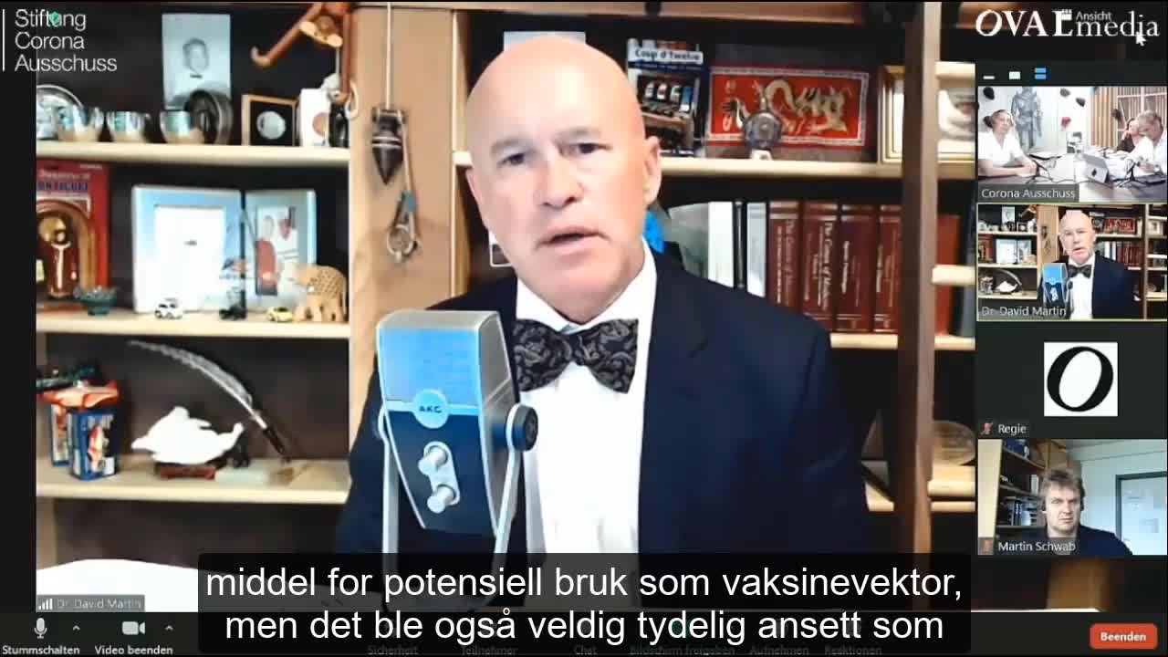 Norsk Tekst - A manufactured illusion. Dr David Martin with Reiner Fuellmich 9/7-21