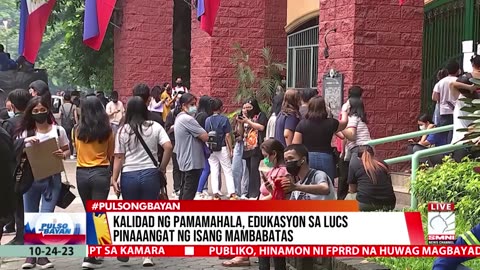 Kalidad ng pamahalaan, edukasyon sa LUCS pinaaangat ng isang mambabatas | via Troy Gomez
