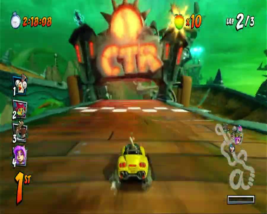 Thunder Struck Nintendo Switch Gameplay - Crash Team Racing Nitro-Fueled