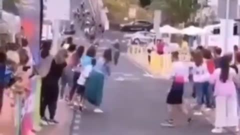 Lady Interrupts Race