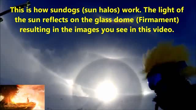 Mt Everest Sundog proof of the FIRMAMENT