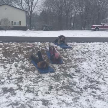Sledding fun
