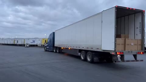 Today was my brother-in-law's first day with a truck license