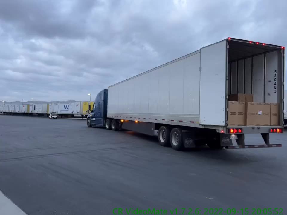 Today was my brother-in-law's first day with a truck license
