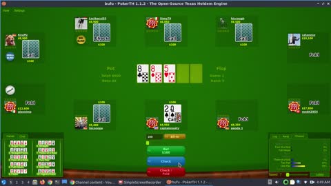 Let's Play PokerTH -- The Free Open Source Poker Game for Linux