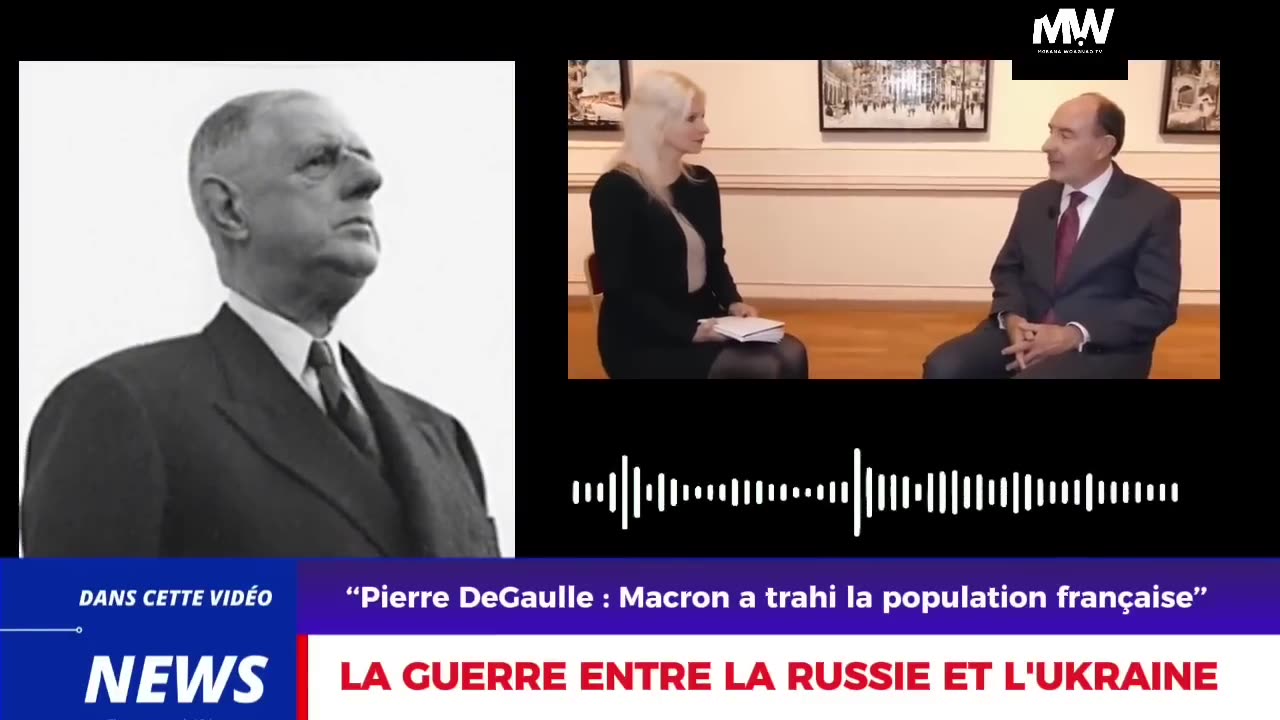 Pierre de Gaulle Déclare la Guerre à Macron Le Petit-Fils du Général Soutient Poutine !