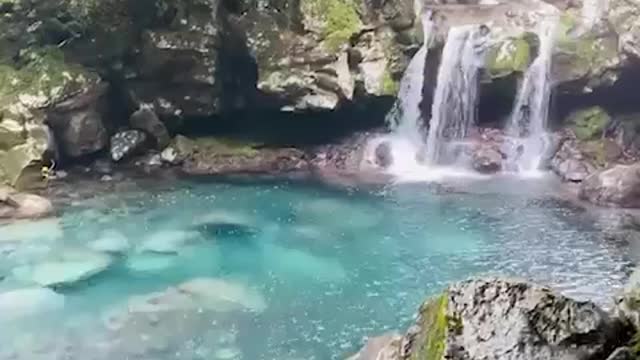 The most beautiful Korean waterfall