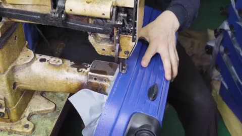How spinner luggage is mass produced