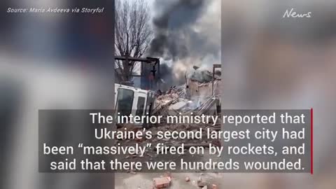 Death toll rises as rockets hit Kharkiv