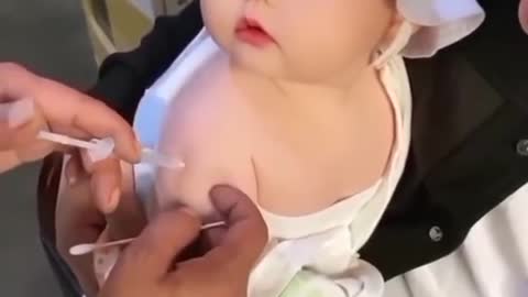 Baby vaccinneted,world cute baby