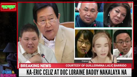 KA-ERIC at DOC. BADOY LAYA na/KAMARA TUMIKLOP NATAKOT SA KASO O