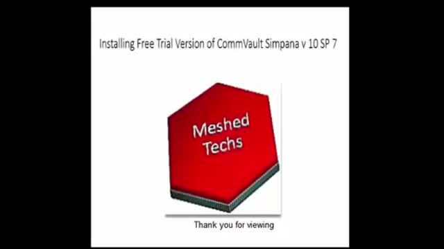 DIY CommVault Simpana version 10 tutorial (STEP BY STEP GUIDE) #getajobinit