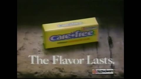 Carefree Gum Commercial (1991)