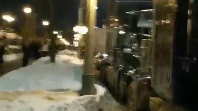 The convoy has arrived in Ottawa