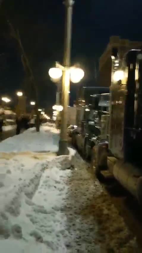 The convoy has arrived in Ottawa