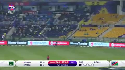 Mohammad Rizwan 50 balls 79 runs againest Namibia.