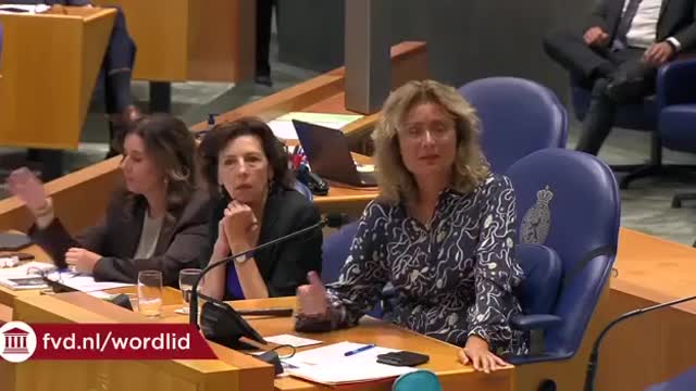 Look at all the WEF slime in the Dutch Parliament fleeing after they have been exposed